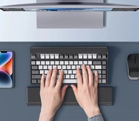 Repose-poignet pour clavier, ergonomique, en mousse à mémoire de forme souple, support, boîte de rangement de bureau pour le bureau et la maison