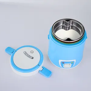 2024 New trend mini cooker portable top ranking electric cooker with steamer 1.2L mini multi ricer cooker for student dormitory