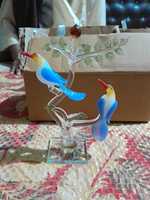 Artisanat en verre fait main - Ornements d'animaux Art Déco pour la décoration de la maison, Pâques, mariage, couleur personnalisée, directement de l'usine