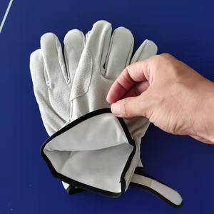 Guantes de mano de cuero partido para trabajo de construcción, cuero de vaca, precio barato - Product Image 3