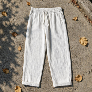 Pantalon de jogging décontracté taille haute pour <span class=keywords><strong>homme</strong></span>, style Y2K, coupe ample, en coton, streetwear, avec logo personnalisé, pour <span class=keywords><strong>homme</strong></span> - Product Image 4