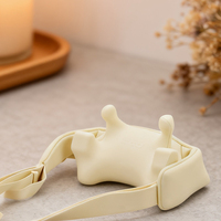 Coussin de massage vibrant pour la relaxation quotidienne, massage des épaules et du cou avec chaleur, télécommande sans fil, prise de type C