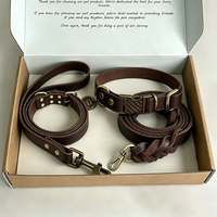 Collier de luxe personnalisé pour chat et chien, nouveau design, anti-traction, en PVC, avec porte-sac à déjections, par un fabricant haut de gamme