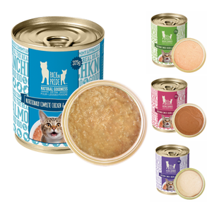 Nourriture humide naturelle pour animaux de compagnie, incluant des saveurs de thon en conserve, de poulet et de jaune <span class=keywords><strong>d</strong></span>'œuf, provenant de fournisseurs en gros en vrac - Product Image 1