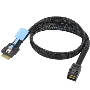 Cable SlimSAS SFF-8654 <span class=keywords><strong>4i</strong></span> a SFF-8643 de 0.5M para Almacenamiento en Chasis de Servidor Compacto - Product Image 3