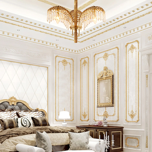 Lustre en cristal nordique, décoration artistique pour salon d'hôtel, forme <span class=keywords><strong>de</strong></span> <span class=keywords><strong>feuille</strong></span> en laiton doré, <span class=keywords><strong>luminaire</strong></span> en laiton, lustre en cristal en forme <span class=keywords><strong>de</strong></span> <span class=keywords><strong>feuille</strong></span> <span class=keywords><strong>de</strong></span> <span class=keywords><strong>palmier</strong></span> - Product Image 5