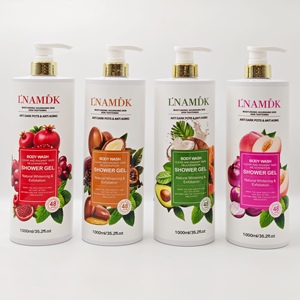 L'NAMDK Gel de Ducha <span class=keywords><strong>Corporal</strong></span> Blanqueador e Iluminador de 1000 ml, <span class=keywords><strong>Hidratante</strong></span>, con Fragancia Duradera, Éxito de Ventas en África - Product Image 1