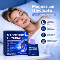 OEM Bandes orales de glycinate de magnésium chélaté et L-théanine, supplément pour le sommeil et les muscles, 400mg 500mg