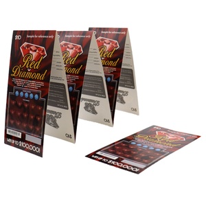 2025 Wholesale Price Digital Printing Symbols Winning Numbers Card Size Custom Lottery Tickets - Product Image 5