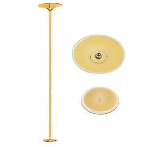 Poste de baile extraíble dorado 45mm/tubo de baile de fitness portátil poste de ejercicio deportivo poste de vuelo aéreo de baile de yoga - Product Image 4