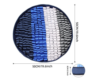 Alfombrilla redonda portátil con ventosa para alimentación de perro, fabricante al por mayor - Product Image 2