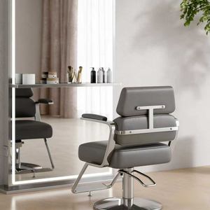 Espejo para Barbería, Espejo para Salón de Belleza, Soporte para Espejo de Salón de Belleza, Espejo de Corte de Doble Cara y de Una Sola Cara para Tinte en Caliente - Product Image 2