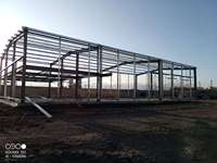 Structure en acier pour portique, bâtiment industriel, entrepôt, maison modulaire, maison simple, maison résidentielle en structure acier