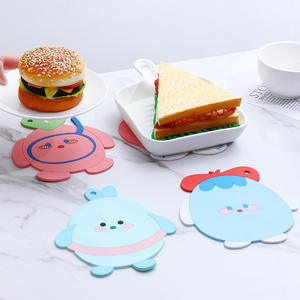 Posavasos de Silicona Suave de PVC con Diseño de Dibujos Animados, Antideslizante, para Tazas de Té - Product Image 1