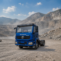 Camion tracteur SHACMAN d'occasion 6x4 remis à neuf, tracteur routier 375 CV, style Caterpillar, usage intensif