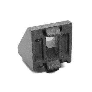 CE承認20x20アルミニウム三角形溶接装飾角度ブラケットブラックナイロンキャップ付き - Product Image 5