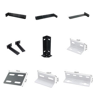 Crochet à angle droit épaissi à 90 degrés pour support de plaque de couche de support d'angle de <span class=keywords><strong>lit</strong></span> d'armoire fixe; un accessoire matériel Godsend. - Product Image 1