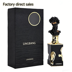 Vente en gros <span class=keywords><strong>de</strong></span> flacons <span class=keywords><strong>de</strong></span> <span class=keywords><strong>parfum</strong></span> arabes <span class=keywords><strong>de</strong></span> Dubaï <span class=keywords><strong>de</strong></span> forme irrégulière, 100 ml, en verre transparent, avec vaporisateur et boîte d'emballage - Product Image 1