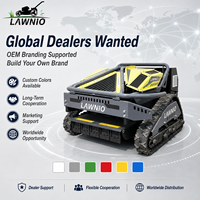 Tondeuse robotisée LAWNIO 224cc, moteur 4 temps, conception à faibles émissions pour vergers et fermes, hauteur de coupe réglable