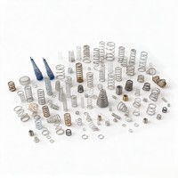 Ressorts de compression de précision sur mesure en acier inoxydable nickelé, fabrication OEM pour la quincaillerie industrielle
