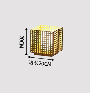 Luces de camino solares de paisaje de estilo chino, lámparas de pie cuadradas para patio exterior LED IP65, faros de columna <span class=keywords><strong>solar</strong></span> de alimentación de CA - Product Image 6