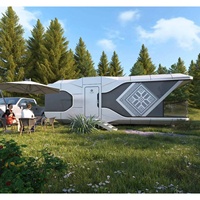 Parc d'attractions roulotte mobile maison mobile de 40 pieds maisons en conteneur maisons préfabriquées