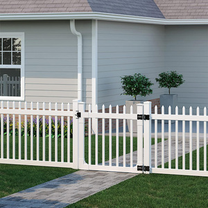 Pvc पिकेट बाड़ सफेद सजावटी विनाइल प्लास्टिक आउटडोर गार्डन पैनल सस्ते गोपनीयता बाड़ थोक कारखाने प्रत्यक्ष आपूर्तिकर्ता - Product Image 4
