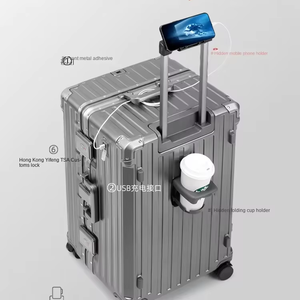 Grande bagaglio da 30 e 32 pollici con <span class=keywords><strong>ruote</strong></span> freno impermeabile resistente all'usura materiale <span class=keywords><strong>valigia</strong></span> <span class=keywords><strong>per</strong></span> viaggi d'affari - Product Image 2
