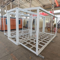 Structure de maison modulaire préfabriquée à ossature métallique, capacité de charge élevée, structure en acier de 40 pieds, extensible, pour maison conteneur