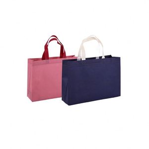 Custom Print Reusable Non Woven Carry <b>Bags</b> Eco-friendly Non Woven Shopper <b>Bag</b> Promotional <b>Gift</b> Shopping Tote Nonwoven <b>Bags</b> Logo - Product Image 1