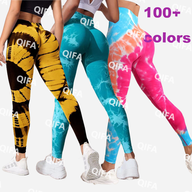 Лидер продаж, «вареный» женские резинки для волос, в комплекте с бесшовными леггинсами спортивный Mujer пуш-ап брюки для фитнеса с высокой талией, для тренировок, для йоги Леггинсы