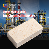 Resistant to Chemical Corrosion Refractory Zirconia-mullite Brick CE Certified Zirconia Mullite Insulation Brick for Kiln Lining