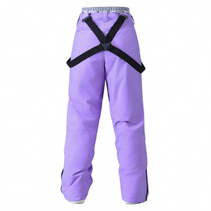 Traje de esquí para hombre, traje de nieve de invierno, pantalones impermeables, abrigo cálido para esquiar, pantalones de esquí para hombre y <span class=keywords><strong>mujer</strong></span>, pantalón de esquí <span class=keywords><strong>con</strong></span> <span class=keywords><strong>tirantes</strong></span>, pantalones a prueba de viento y correa - Product Image 3