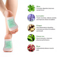 Patchs pour les pieds bio en gros au vinaigre de bambou 2-en-1 pour la santé des pieds