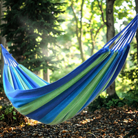 Hamac en toile confortable pour le camping en plein air, 2 personnes, style vintage, chaise suspendue robuste pour adultes