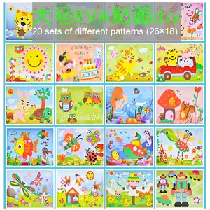 Fatto a mano 3D Stereo pasta di pittura fai da te Kit creativi piccoli giocattoli per bambini educativi Eva adesivi asilo regali - Product Image 6