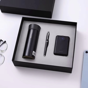 Set de Regalo Corporativo de Lujo Personalizado: Taza Aislada y Batería Externa con Bolígrafo, Logotipo Promocional y Caja de Regalo Inteligente de Lujo - Product Image 3