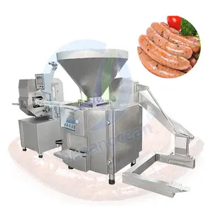 OCEAN Quantitative Large Capacity Full-Automatic Kink Sausage Stuffer Fill Machine Meat Stuffer Vacuum Filler