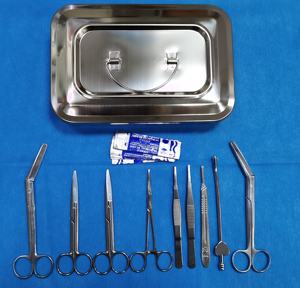 Kotak <span class=keywords><strong>Kit</strong></span> Pengiriman instrumen bedah bedah Set episiotomi bedah ginekologi - Product Image 2