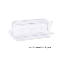 Couvre-plat transparent en PC à double face pour restaurant, dîner, anti-poussière, préservé, fournitures pour hôtels et restaurants