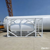 Réservoir de stockage cryogénique horizontal/vertical pour oxygène liquide / azote / argon / CO2 / GNL pour les usines agroalimentaires, neuf/occasion