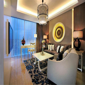 ชุดเฟอร์นิเจอร์ห้องนอนไม้ดีไซน์หรูหราทันสมัยสำหรับโรงแรม5ดาวสไตล์เวสต์อินสำหรับอพาร์ทเมนท์ - Product Image 4