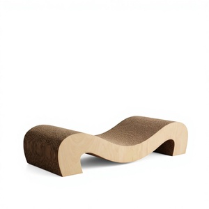 Grattoir à chat double face de luxe classique Amistar de haute qualité, Elite Harmony avec herbe à chat, emballé en carton, toutes tailles - Product Image 1