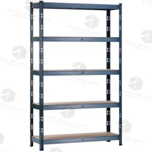 ชั้นวางสินค้าแบบยุโรปทำจากเหล็กพร้อมระบบจัดเก็บสินค้าแบบผีเสื้อ5ระดับ - Product Image 1