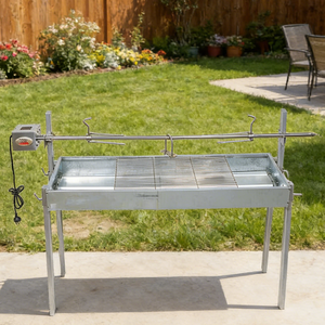 Parrillas Portátiles Extensibles de Carbón, Asador de Cordero de Acero Inoxidable para Jardín - Product Image 2