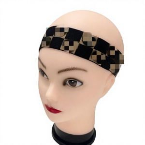 Diadema de Moda, Nueva Llegada, 4 cm de Ancho, Diademas Deportivas, Marca Famosa, Logotipo Doble <span class=keywords><strong>C</strong></span>, Tela de Satén, Diadema de Diseñador para Mujeres y Niñas - Product Image 1