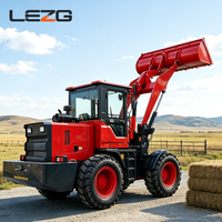 Chargeuse sur pneus hydraulique diesel tout-terrain 4x4 de 5 tonnes certifiée EPA, équipement de construction lourd, configuration personnalisable