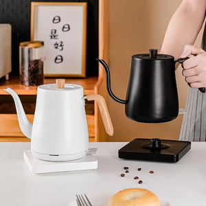 กาต้มน้ำแบบพกพาสำหรับชงกาแฟดริปที่บ้าน ควบคุมอุณหภูมิได้ พร้อมหัวก้านแบบกูสเนคสำหรับชงชาแบบอาหรับ - Product Image 2