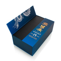 Cajas de Regalo Magnéticas para Vino y Vodka, Personalizadas con Logotipo, de Lujo, Resistentes al Agua, Ecológicas, con Estampado en Caliente, Venta al Por Mayor