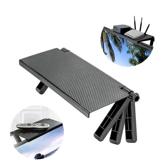 TV Computer Screen Shelf Display Screen Shelf Wireless Router Set Top Box Remote Control Storage Rack